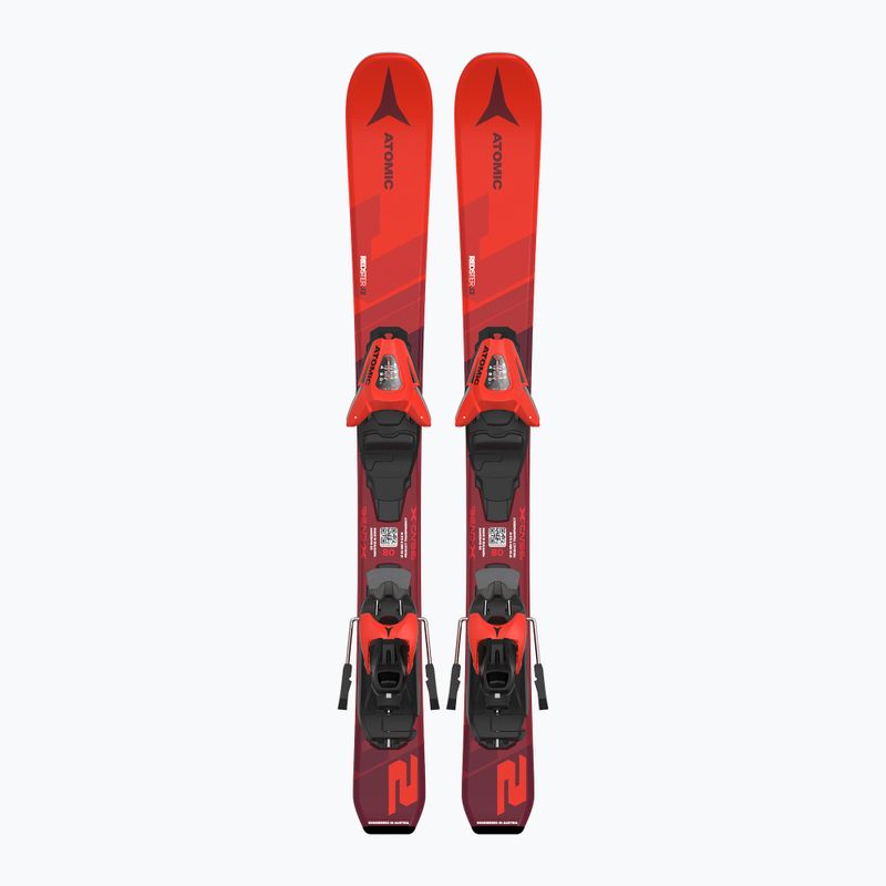 Schiuri de coborâre pentru copii  Atomic Redster J2 JTXS + legături C5 GW red