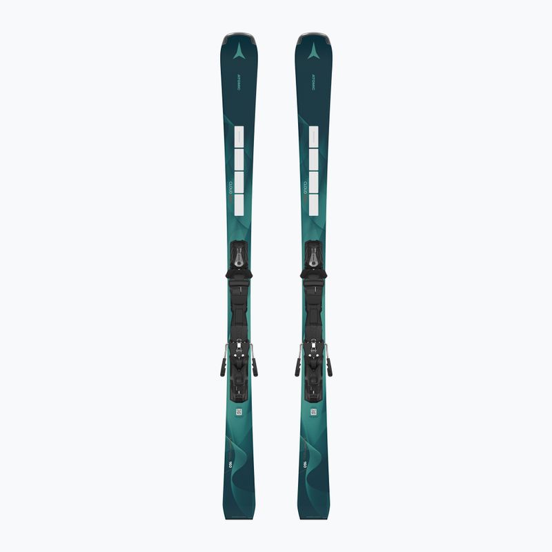 Schiuri de coborâre pentru femei Atomic Cloud Q14 Revoshock S + legături  MI12 GW petrol