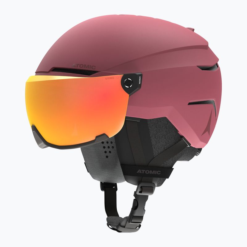 Cască de schi Atomic Savor Visor Stereo maroon/red stereo 2