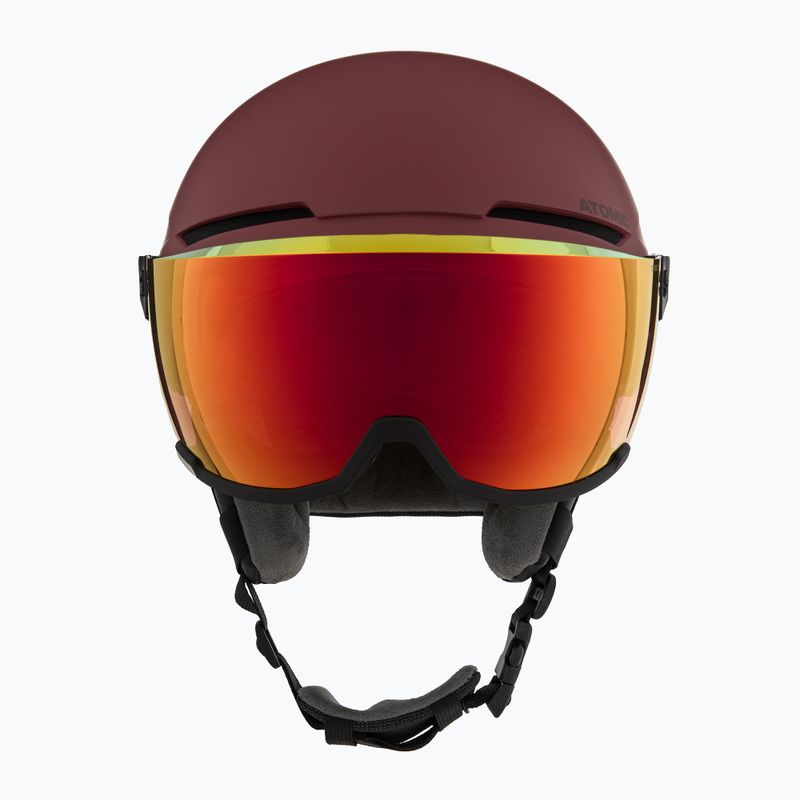 Cască de schi Atomic Savor Visor Stereo maroon/red stereo 2