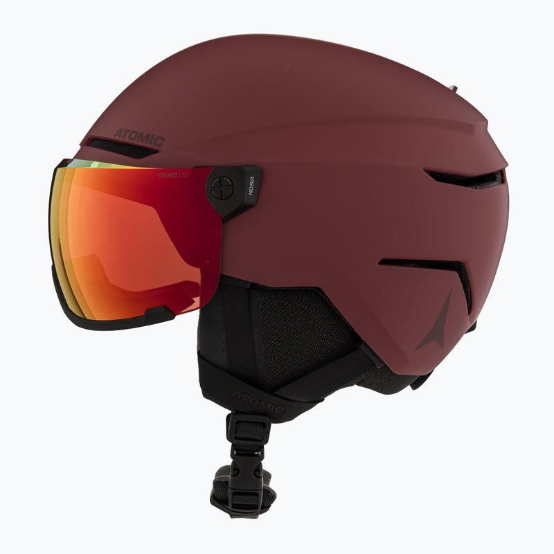 Cască de schi Atomic Savor Visor Stereo maroon/red stereo 3