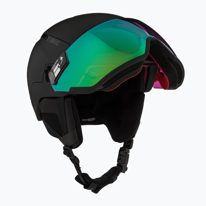 Cască de schi Atomic Revent GT Amid Visor HD black/green hd 11