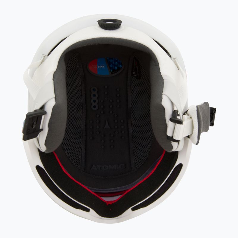 Cască de schi Atomic Revent GT Amid Visor HD white heather/red hd 5