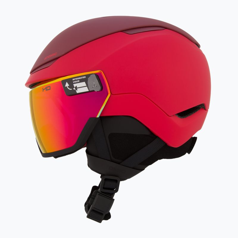 Cască de schi Atomic Revent GT Amid Visor HD red/red hd 4