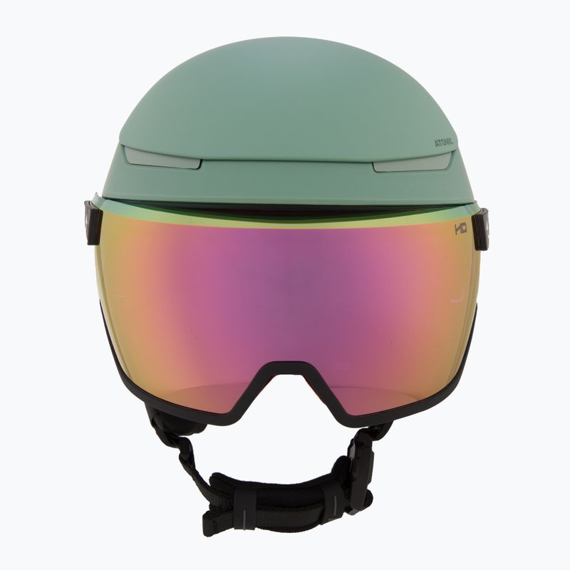 Cască de schi Atomic Revent GT Amid Visor HD pistachio/pink copper hd 2