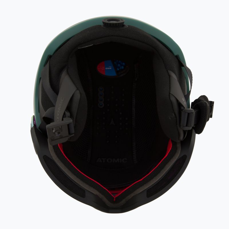Cască de schi Atomic Revent GT Amid Visor HD pistachio/pink copper hd 5