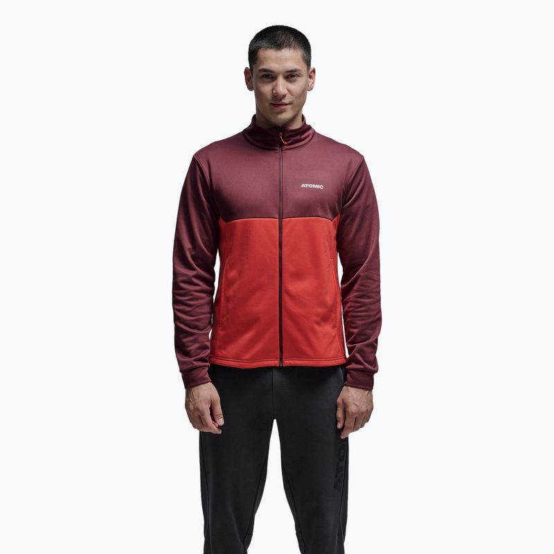 Bluză pentru bărbați Atomic Alps Jacket maroon/ red