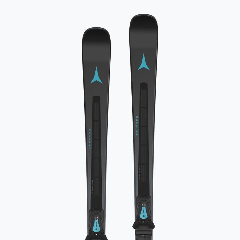 Schiuri de coborâre Atomic Redster X7 Revoshock C + legături MI12 GW black/teal 9