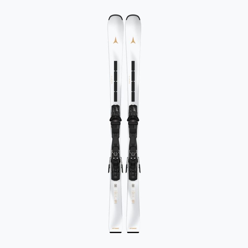 Schiuri de coborâre pentru femei Atomic Cloud C11 Revoshock Light + legături M10 GW white