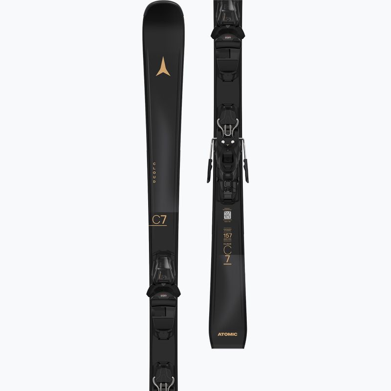 Schiuri de coborâre pentru femei Atomic Cloud C7 Black + legături M10 GW black 7