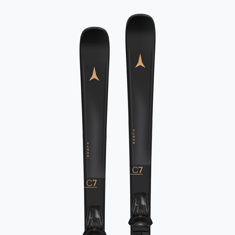Schiuri de coborâre pentru femei Atomic Cloud C7 Black + legături M10 GW black 8
