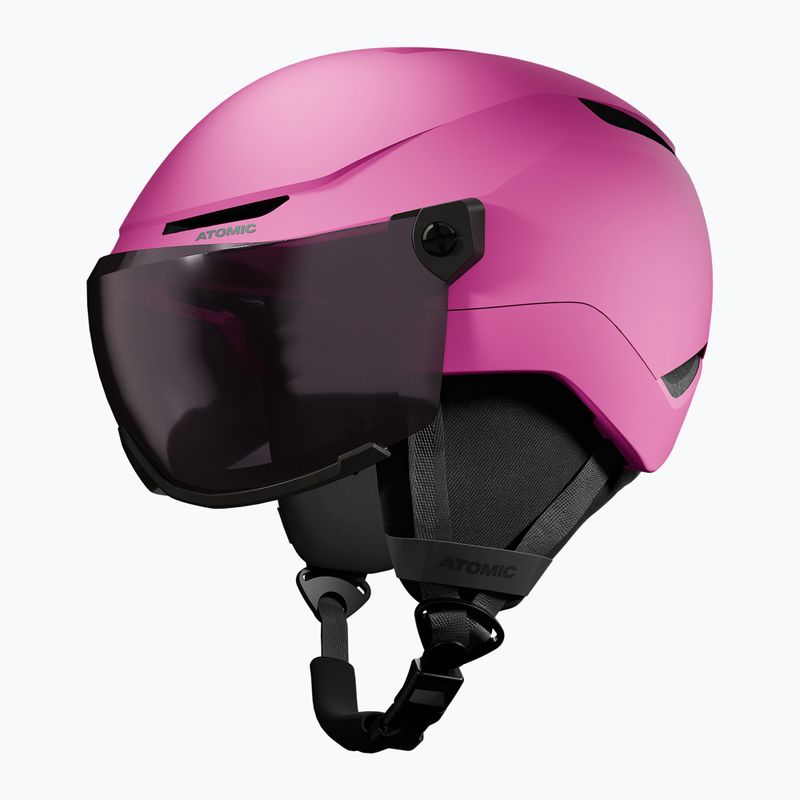 Cască de schi pentru copii Atomic Revent Visor Jr pink/silver flash 2