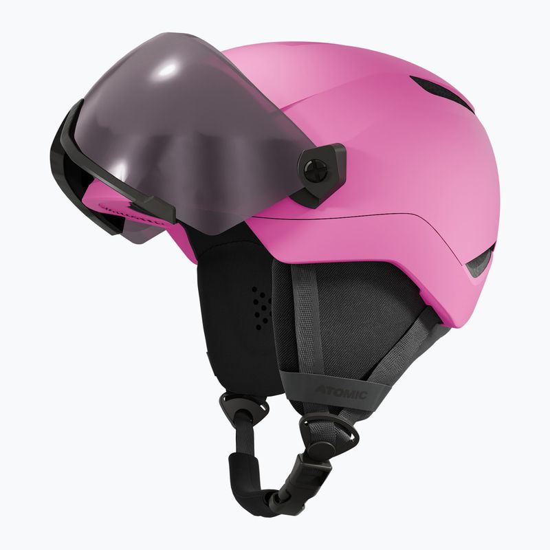 Cască de schi pentru copii Atomic Revent Visor Jr pink/silver flash 3