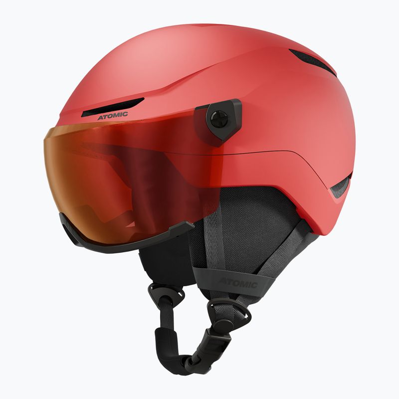 Cască de schi pentru copii Atomic Revent Visor Jr red/red flash 2