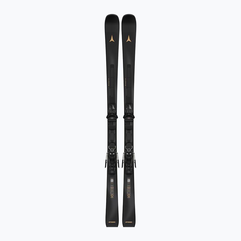 Schiuri de coborâre pentru femei + legături Atomic Cloud C12 Revoshock C + M10 GW black