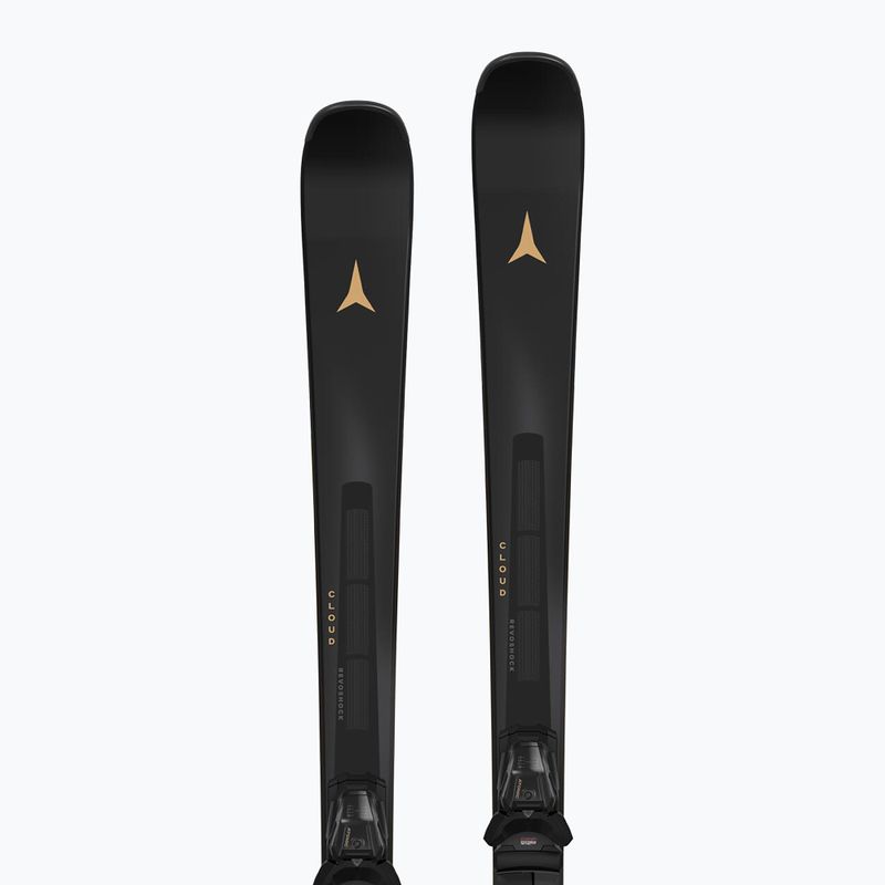 Schiuri de coborâre pentru femei + legături Atomic Cloud C12 Revoshock C + M10 GW black 6