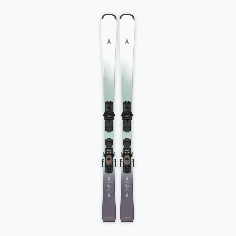 Schiuri de coborâre pentru femei + legături Atomic Cloud Q8 + M10 GW snow