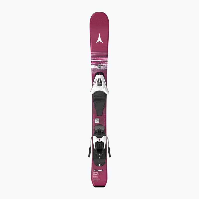 Schiuri de coborâre pentru copii + legături Atomic Maven Jr 70-90 + C5 GW berry 2