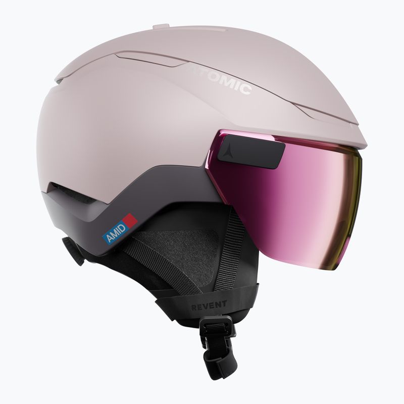 Cască de schi Atomic Revent GT Amid Visor HD S2 dust/pink copper