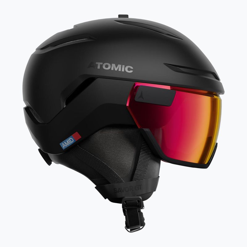 Cască de schi Atomic Savor GT Amid Visor Photo black/red photo