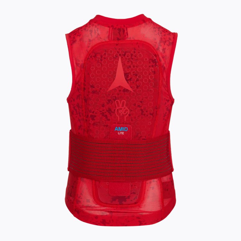 Protector pentru spate Atomic Live Shield Amid Lite Vest Jr graphic/red 2