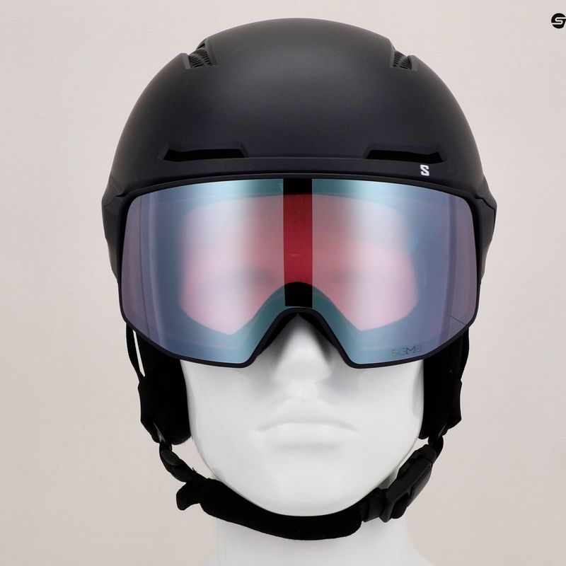 Cască de schi Salomon Driver Prime Sigma Plus S2/S3 night shade/silver pink/sky blue 14