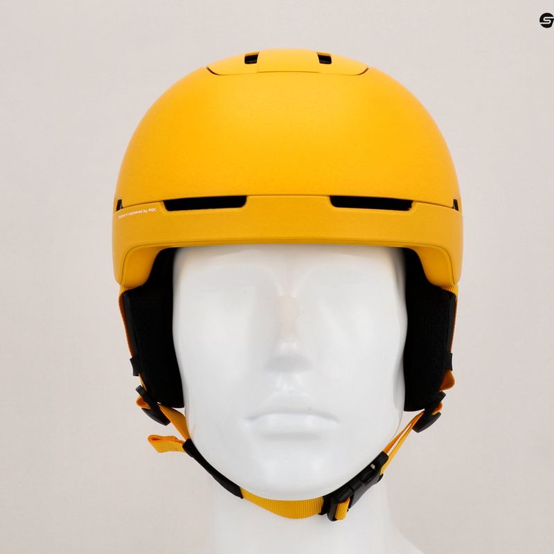 Cască de schi POC Obex MIPS sulphite yellow matt 11
