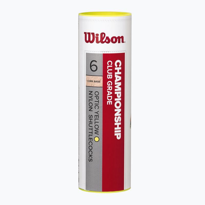 Fluturași de badminton Wilson Championship 6 buc. yellow 2
