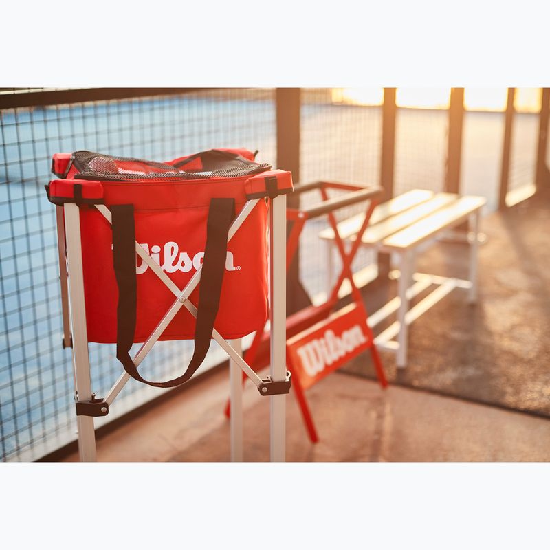 Geantă pentru mingi de tenis Wilson Teaching Cart Bag red 5