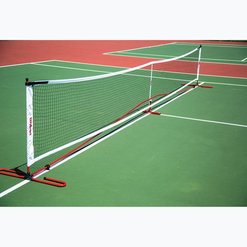 Plasă pentru pickleball Wilson Portable Pickleball Net System white/red 2