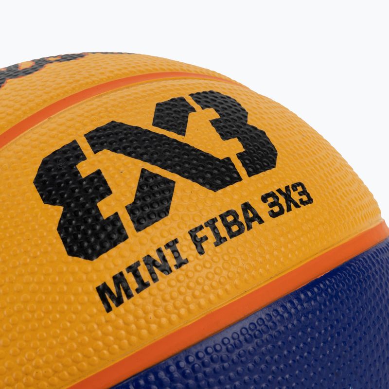 Wilson Fiba 3X3 Mini baschet de cauciuc WTB1733XB mărimea 3