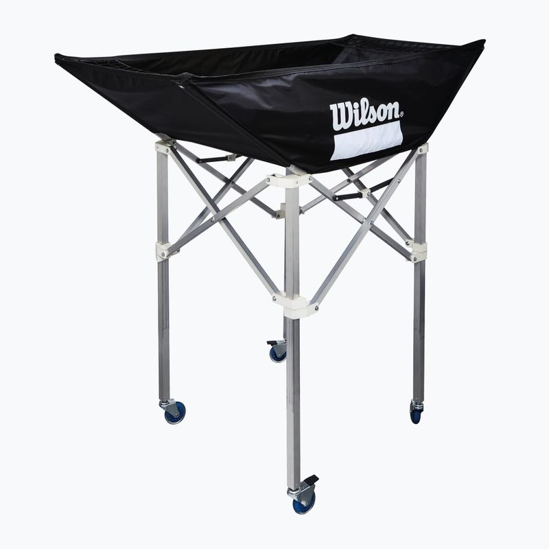 Cărucior pentru mingi de tenis Wilson Indoor Stand Up 42" black