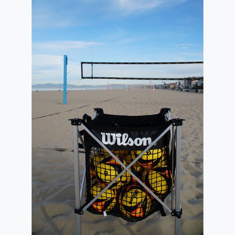 Cărucior pentru mingi Wilson Beach Stand Up black 3