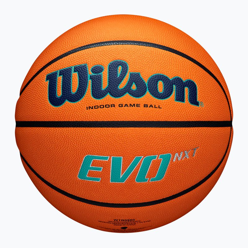 Minge de baschet Wilson EVO NXT Champions League orange mărimea 7 4