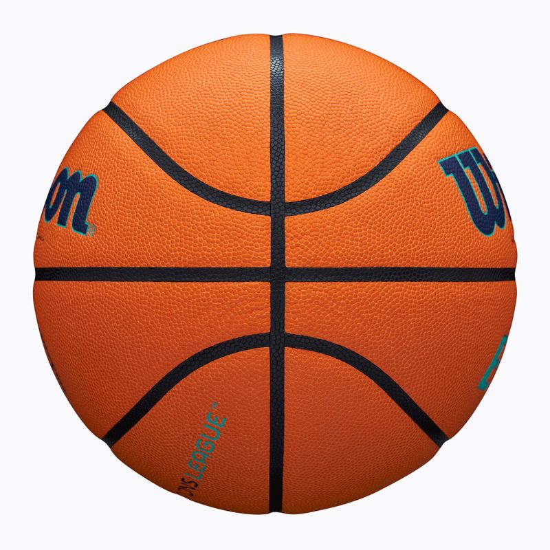Minge de baschet Wilson EVO NXT Champions League orange mărimea 7 5