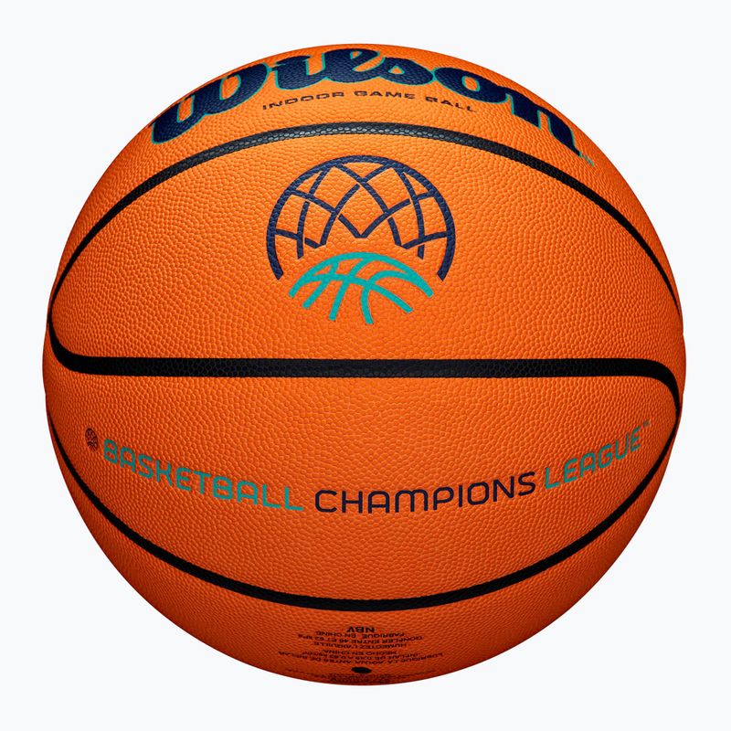 Minge de baschet Wilson EVO NXT Champions League orange mărimea 7 6
