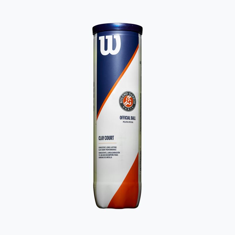 Set de mingi de tenis Wilson Roland Garros Clay Ct 4 buc galben WRT115000 2
