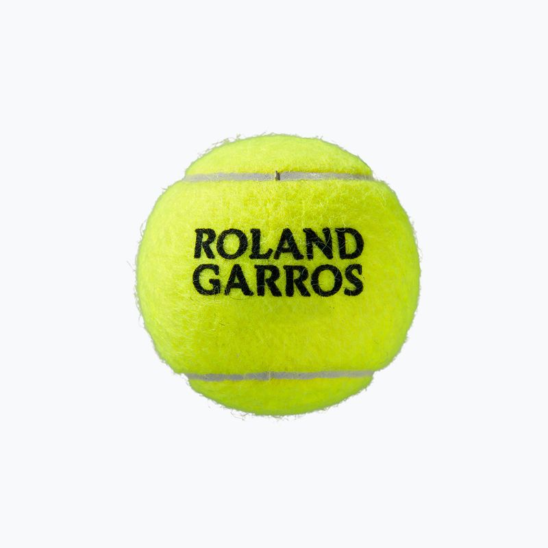 Set de mingi de tenis Wilson Roland Garros Clay Ct 4 buc galben WRT115000 4