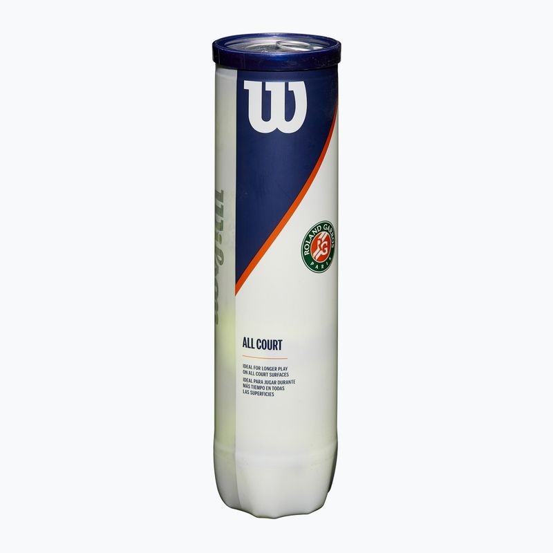 Minge de tenis Wilson Roland Garros All CT 4 buc. yellow 3