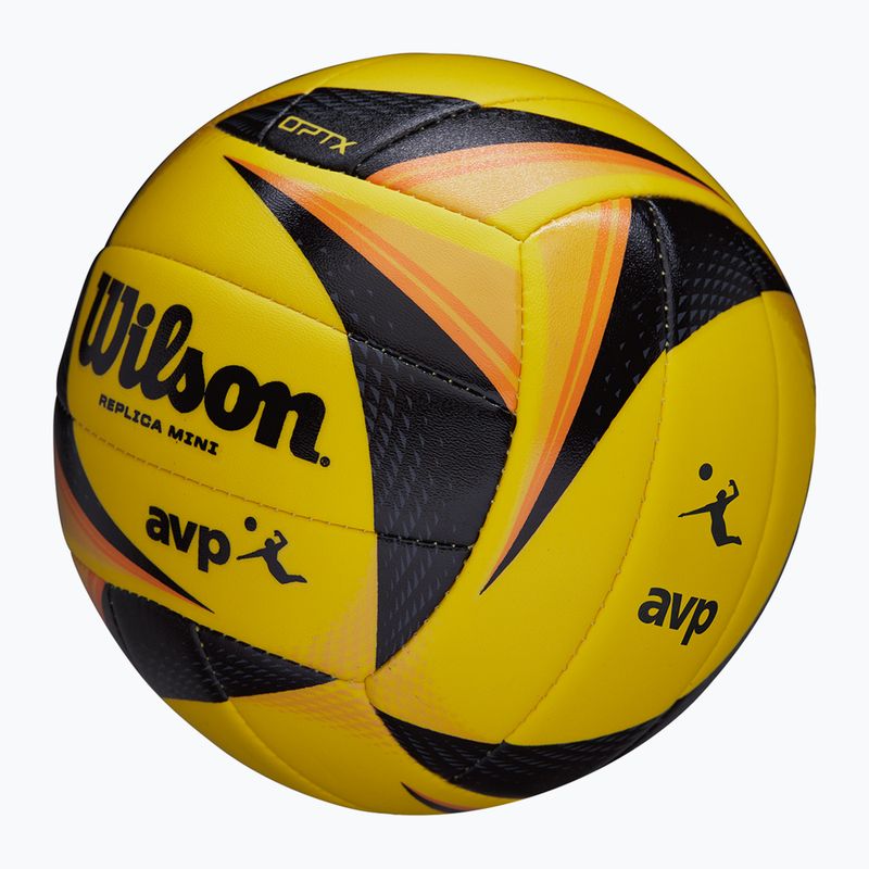 Minge de volei de plajă Wilson OPTX AVP Mini yellow 3