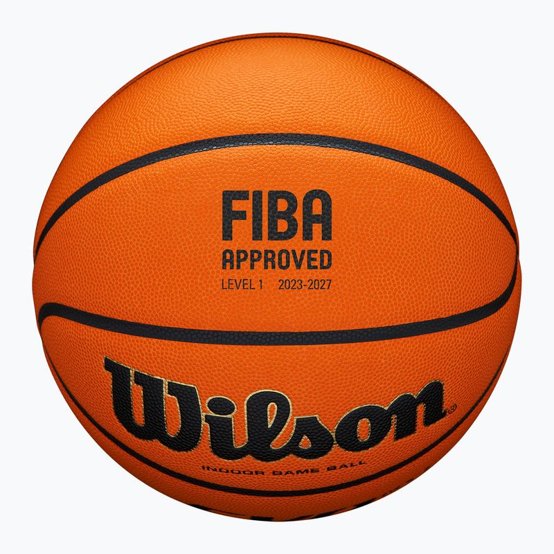 Minge de baschet  Wilson EVO NXT Fiba Game Ball orange mărimea  6 4