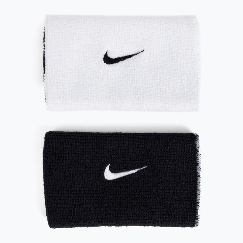 Nike Dri-Fit Doublewide Wristbands Home And Away 2 buc alb NNNB0-101 2