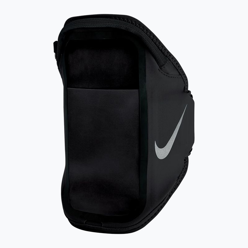 Curea pentru telefon Nike Pocket Arm Band Plus black/black/silver
