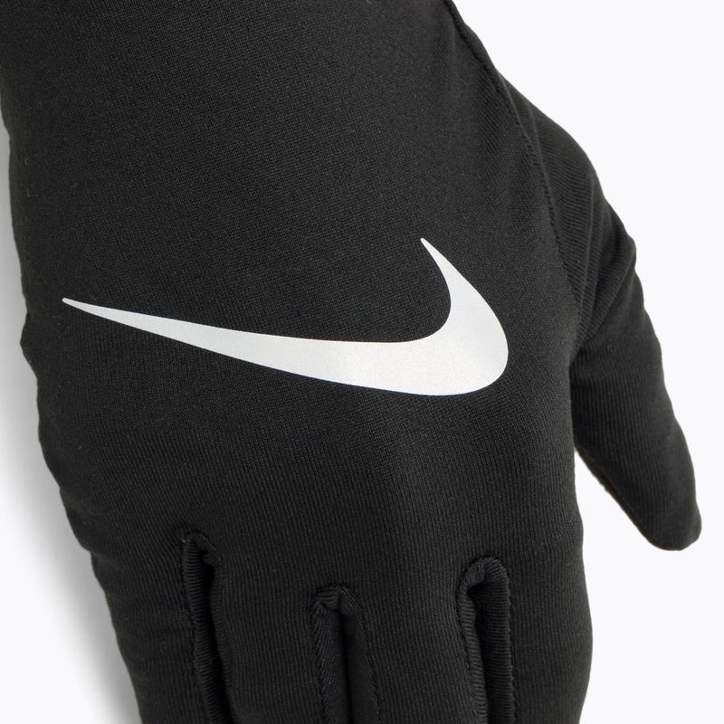 Mănuși de alergat pentru femei Nike Accelerate RG black/black/silver