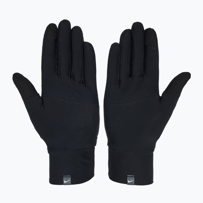 Set pentru femei bentiță + mănuși Nike Essential Running black/black/silver 3