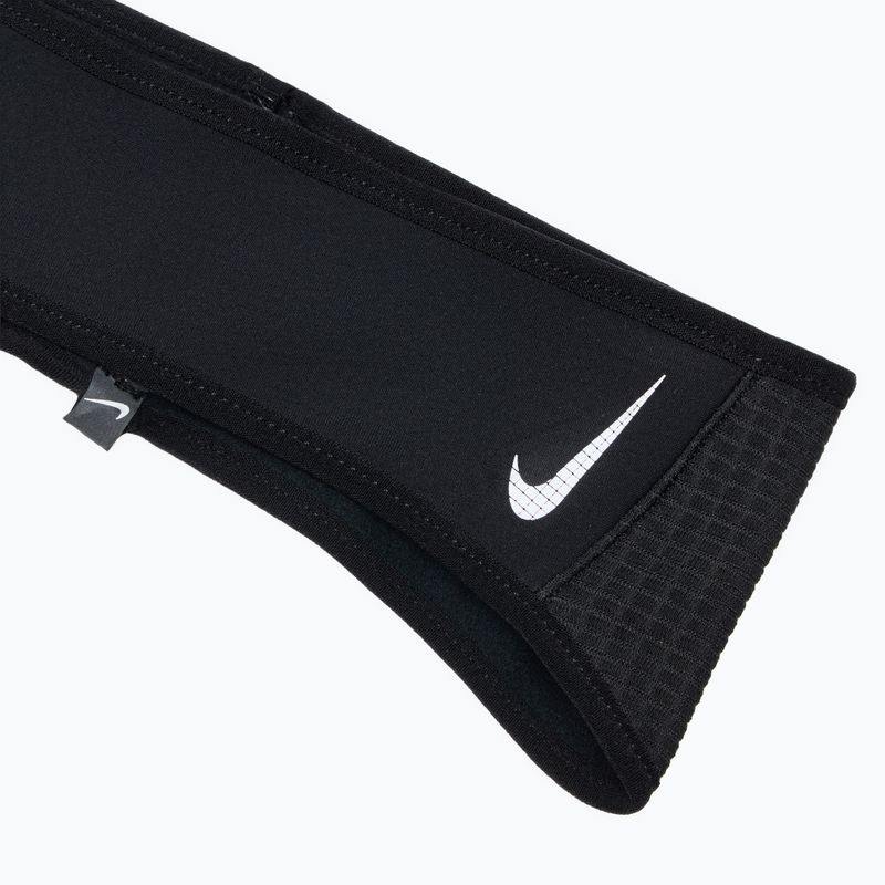 Set pentru femei bentiță + mănuși Nike Essential Running black/black/silver 8