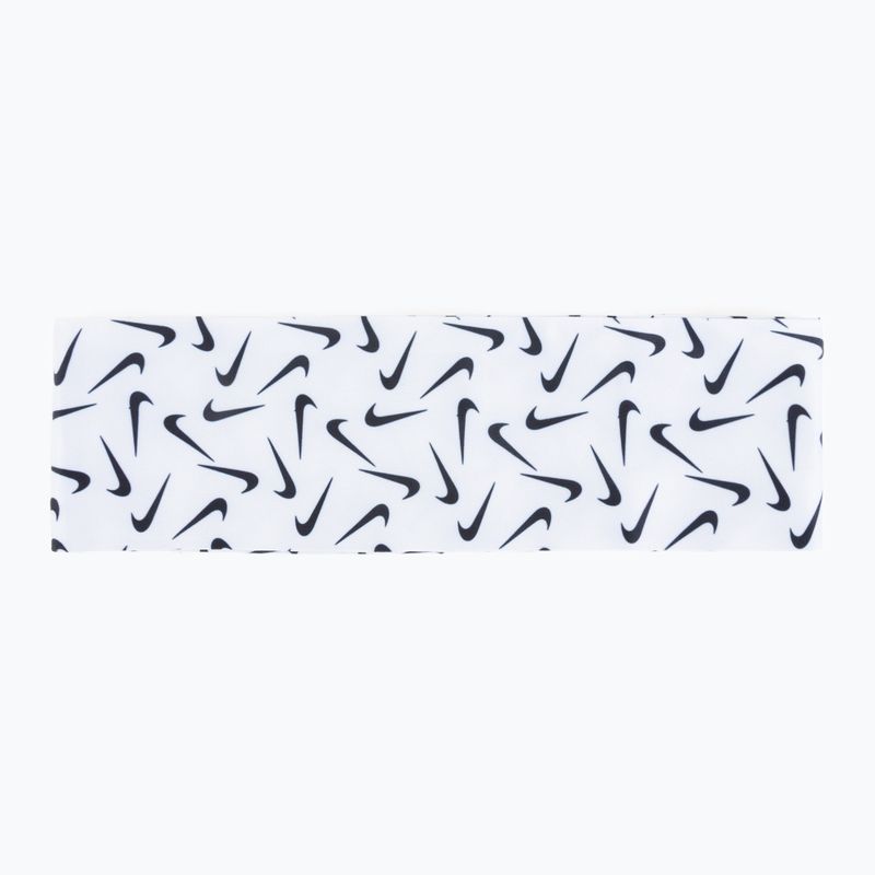 Bandă de cap Nike Fury 3.0 imprimat alb N1003619-101 2
