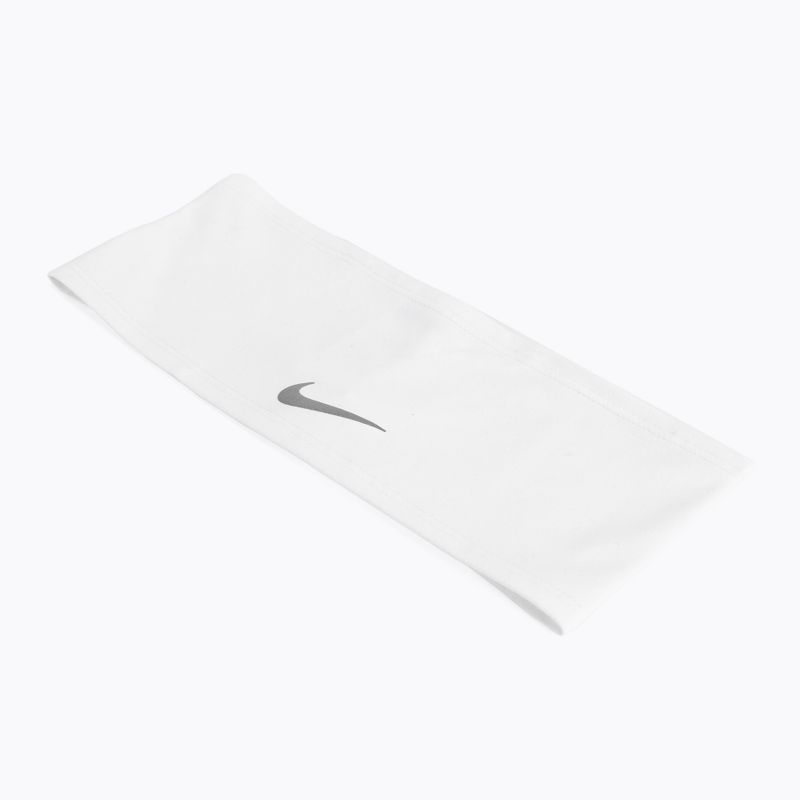 Bandă de cap Nike Dri-Fit Swoosh 2.0 alb N1003447-197