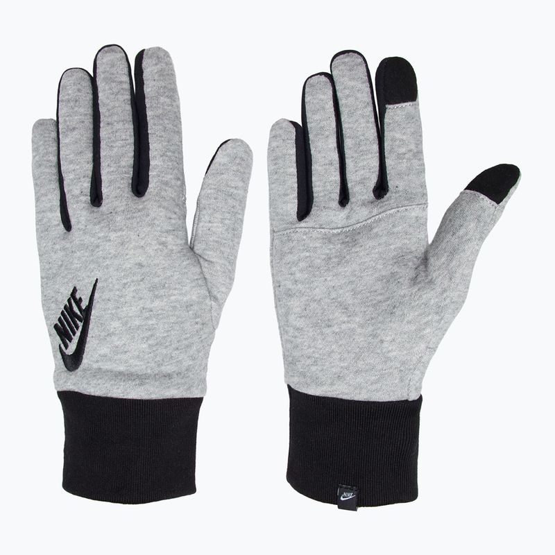 Mănuși de alergare pentru bărbați  Nike Club Fleece 2.0 grey heather/black/black
