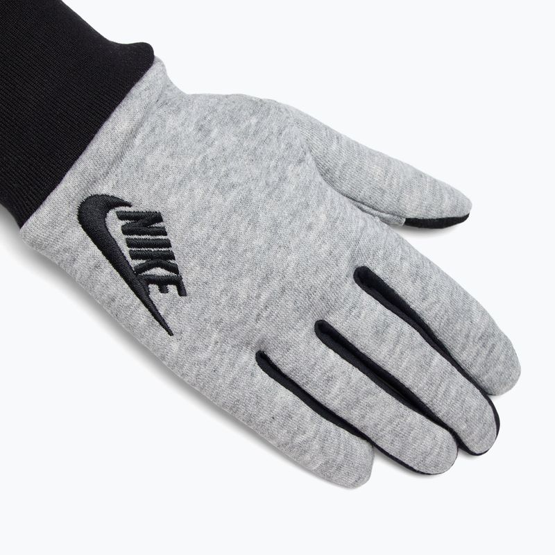 Mănuși de alergare pentru bărbați  Nike Club Fleece 2.0 grey heather/black/black 4
